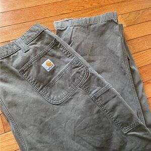 Carhartt Men's Relaxed Fit Light Brown Cargo Pants 40x30